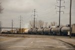 Train at CSX Rougemere Yard